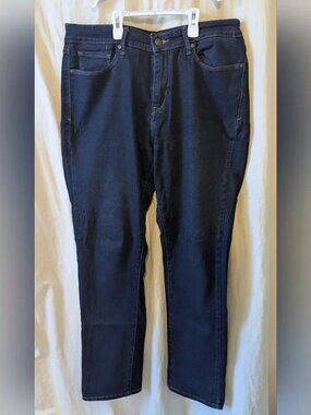 Levi's Women's Midnight Blue Mid Rise Skinny Jeans Size 14